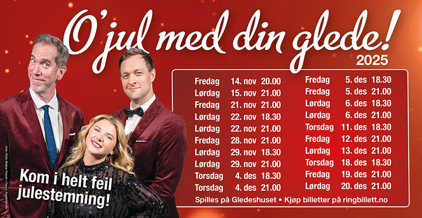 O'Jul med din glede!